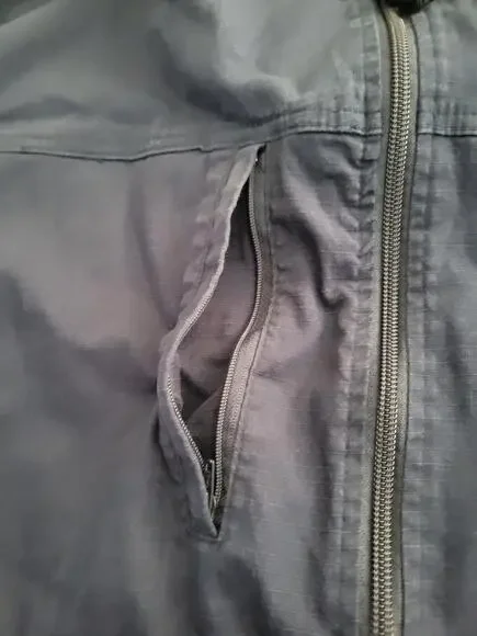 Carhartt Rugged Flex Ripstop Utility Warm-Up Jacket Men's XL Navy C81418 Work - Picture 4 of 9